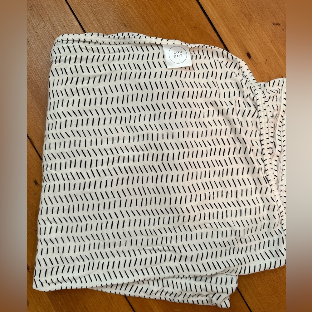Lou Lou and Company neutral swaddle blanket